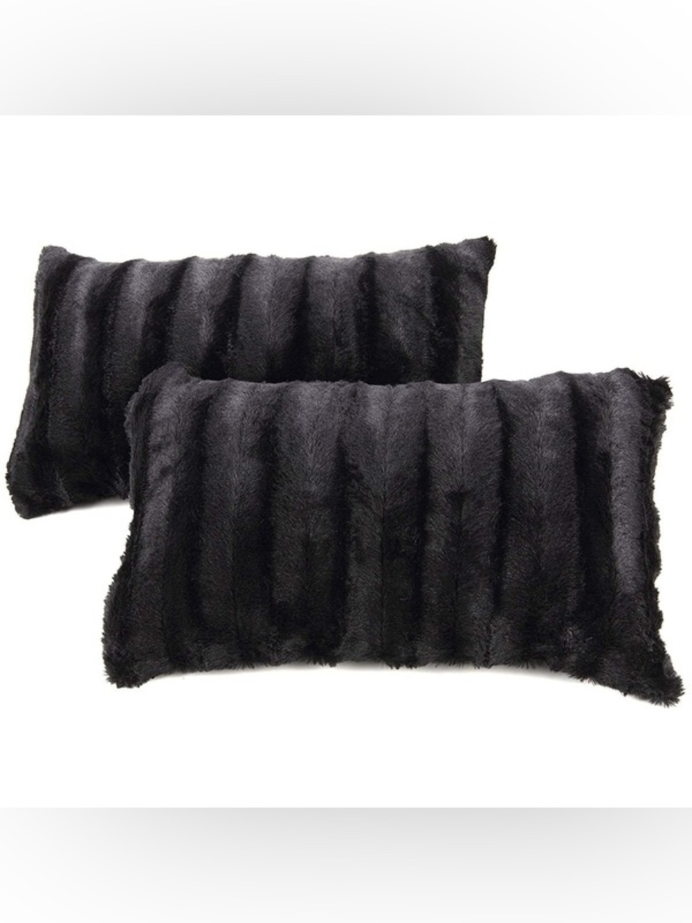 NEW Cheer Collection Faux Fur Throw Pillows